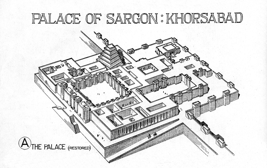 Restored Palace of Sargon at Khorsabad